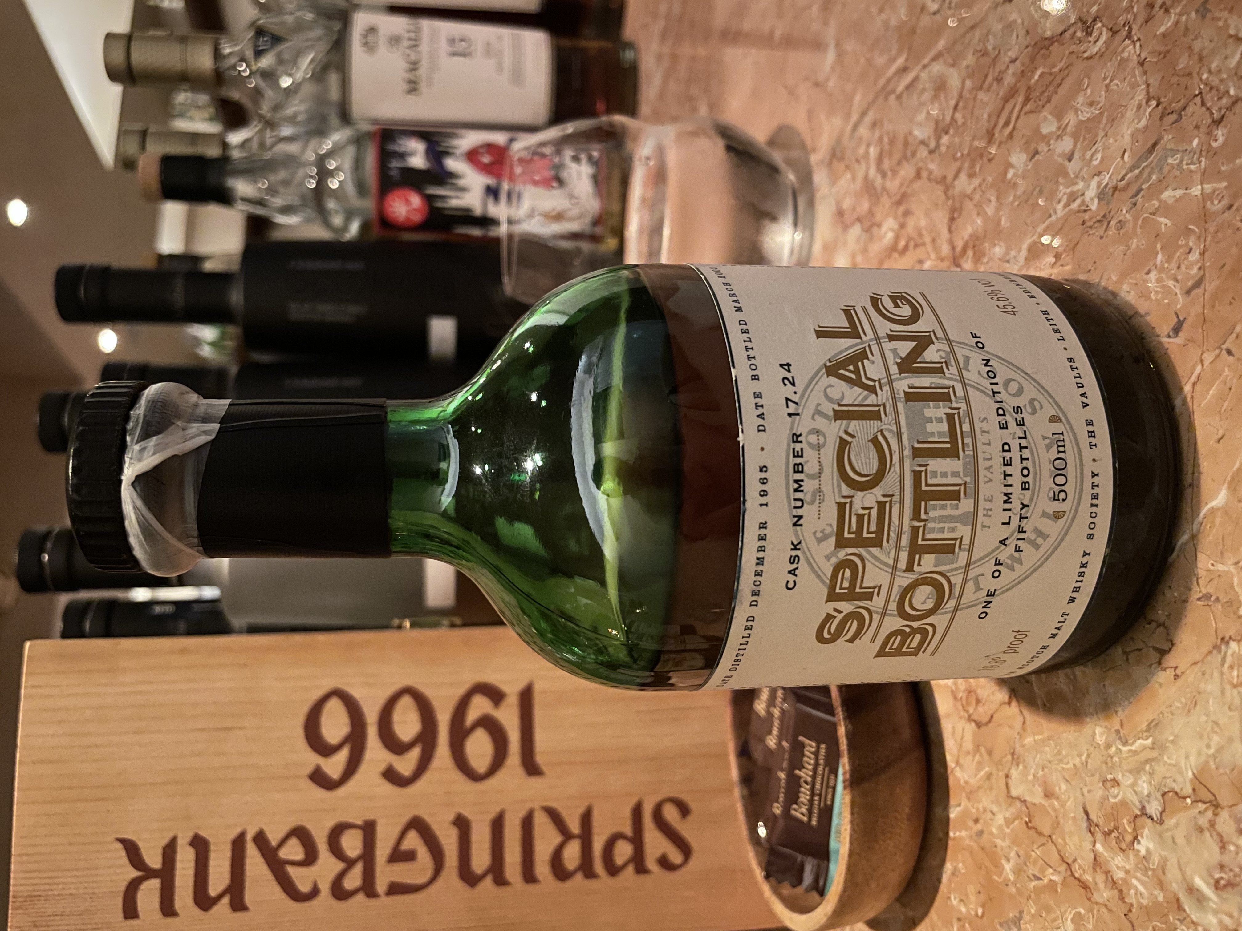 Special Bottling 1966 위스키 기록 사진